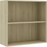 vidaXL Bibliothèque chêne sonoma 80x30x76,5 cm bois d'ingénierie