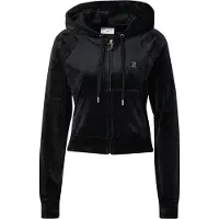 Juicy Couture Veste de survêtement 'Madison' noir / argent