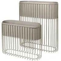 Broste Copenhagen Jardinière sur pied Fenja - taupe