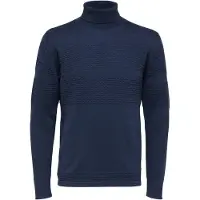 Selected Maine High Neck Sweater Bleu 2XL Homme