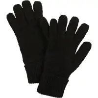 Pieces Gants 'PYRON' noir chiné