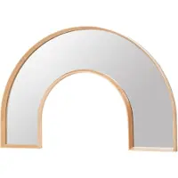 Broste Copenhagen Miroir arc-en-ciel Alva - chêne / verre