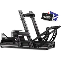 Next Level Racing F-GT Elite Aluminium Simulator Cockpit - Wheel Plate Edition