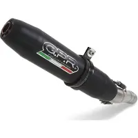 Gpr Exhaust Systems Deeptone Nero Royal Enfield Meteor 350 21-23 Ref:roy.10.race.dene Stainless Steel Not Homologated Slip On Muffler Noir Not Homologated