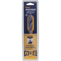 Irwin Tools Mèche à bois hélicoïdale - IRWIN - Blue Groove 6X - 16 mm - Emmanchement 6 pans - Traitement thermique