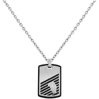 Police Pj.26464pss Necklace Argenté Homme