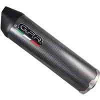 Gpr Exhaust Systems Furore Poppy Bmw F 650 Gs 04-07 Ref:bmw.64.fupo Homologated Oval Muffler Noir Homologated