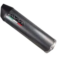 Gpr Exhaust Systems Furore Poppy Suzuki Gsf 1250 Bandit/s 07-12 Ref:s.107.fupo Homologated Oval Muffler Noir Homologated