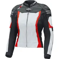 Held Street 3.0 Femme Blanc Rouge Blouson Cuir Taille 36