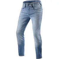 REV'IT! Jeans Piston 2 SK Light Blue Used Motorcycle Jeans Taille L34/W28