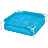 Summer Waves Petite Piscine tubulaire bleu 122 x 122 x 30 cm