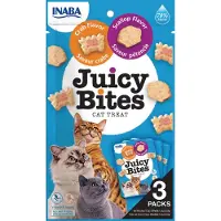 Inaba Juicy Bites - friandises humides aux noix de Saint-Jacques et au crabe pour chats - 33,9 g (3x11,3 g)