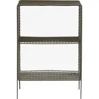 Nordal Table de chevet Tuo olive