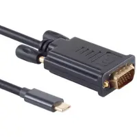 S-Conn USB type C mâle vers VGA mâle, 1m