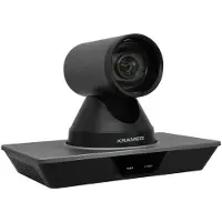 Kramer K-CAM4K - Caméra 4K PTZ & UHD 71?degree Wide?angle Lens & 12 Times, Webcam, Gris