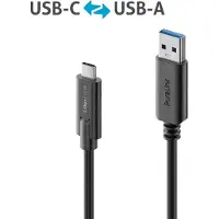 PureLink IS2601-015 Câble USB-C vers USB-A 1,5m noir