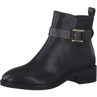 Tamaris Bottines plates en Noir Simili cuir 40