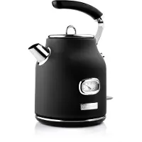 WESTINGHOUSE Bouilloire Retro Collections - 2200 W - noir réglisse - 1,7 litres - WKWKH148BK