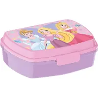 Licens Boîte À Lunch - - Disney Princess True - Rectangulaire - Multicolore - Réutilisable