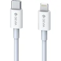 Devia Smart Series PD Cable for Tyep-C to Lightning (MFI) 18W baltas (1.50 m, USB 3.2 Gen 1, 18 W)