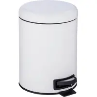 Wenko Leman seau à cosmétique 5,0 l blanc, Poubelle, Blanc