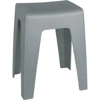 Wenko Tabouret pour salle de bain design moderne - Kumba - ABS