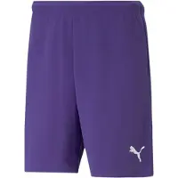 Puma Pantalon de sport 'TeamRise' violet foncé / blanc