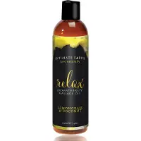 Intimate Earth Relax - huile de massage - citronnelle coco - 120ml