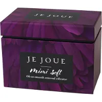 Je Joue Mimi Soft - vibromasseur clitoridien rechargeable étanche - noir