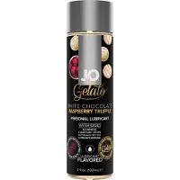 Jo - lubrifiant comestible - chocolat blanc framboise - 120ml