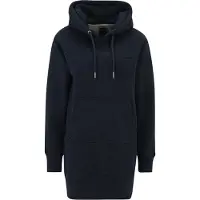 Superdry Vintage Logo Embroidered Long Sleeve Dress Bleu XS Femme