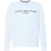 Tommy Hilfiger Sweat-shirt 'Logo Embroidery Flex' bleu marine / rouge / blanc