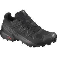 Salomon - Chaussures de trail - Speedcross 5 GTX W Black/Black/Phantom pour Femme - Noir
