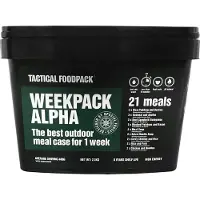 Tactical Foodpack - Pack de repas lyophilisés - Weekpack Alpha 2210g