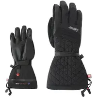 Lenz - Gants chauffants PrimaLoft&reg; - Heat Glove 6.0 Finger Cap Women Noir pour Femme - Taille M