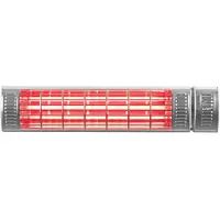 Eurom Golden 2500 Ultra RCD - Chauffage De Terrasse Avec Télécommande - 2500W - 620 X 130 X 120mm