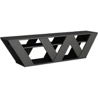 Decortie Ralla Support TV moderne Centre multimédia Élément TV anthracite avec étagères , 158 x 30 x 40 cm