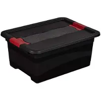 Keeeper Boîte de rangement "eckhart", 12 litres, graphite/rouge (12 l)