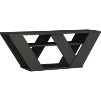 Decortie Pipralla Support TV moderne Centre multimédia Élément TV, gris anthracite 110 x 30 x 40 cm