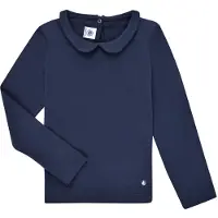 Petit Bateau Fille A05fx Tee-Shirt Manches Longues, Bleu Smoking, 12 Ans EU