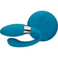 LELO Tiani Duo vibromasseur pour couples Ocean Blue 8,7 cm