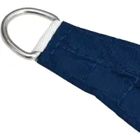 vidaXL Voile de parasol tissu oxford carré 4x4 m bleu