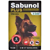 DR SEIDLA DR SEIDEL Sabunol Plus Collier antiparasitaire (puces &amp; tiques) pour chien 75 cm