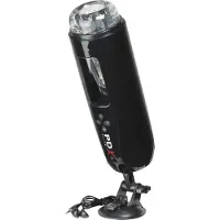 PDX Ultimate Milker 2 - masturbateur rotatif vibrant rechargeable - noir
