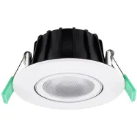 Sylvania LED Spot Obico Round 8.5W 740lm 38D - 830-840 Dim to Warm | CCT - IP65 - Recessed | Diametre 80mm | Étanche