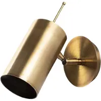 Opviq Wall Lamp | Metal Body | 9x22cm | E27 Socket | IP20 | Antique