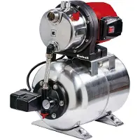 Einhell Groupe de surpression – GC-WW 1250 NN – 1200 W – Cuve inox 20 L – Débit 5 000 l/h