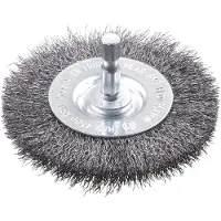 Kwb 607310 Brosse ronde & rotative Roue à rayons 7,5 cm