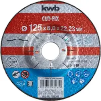 Kwb CUT-FIX Disques à ébarber, pour le métal, ø 125 mm - 793265