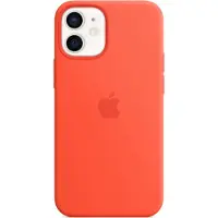 Apple Coque en silicone MagSafe iPhone 12 Mini - Neon Electric Orange